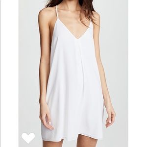 White silk Alice and Olivia dress